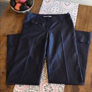 Trina Turk Size 4 Chambray Pant with cuff detail